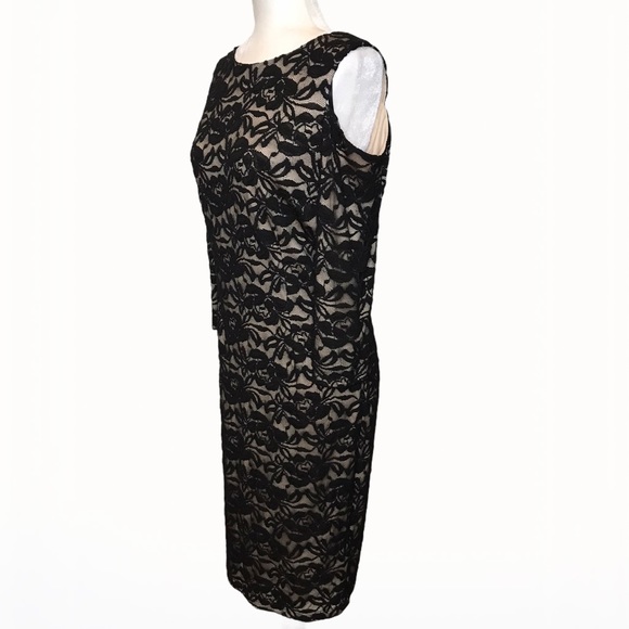 Eliza J Off the Shoulder Lace Sheath Dress - 6/8 - Picture 8 of 17